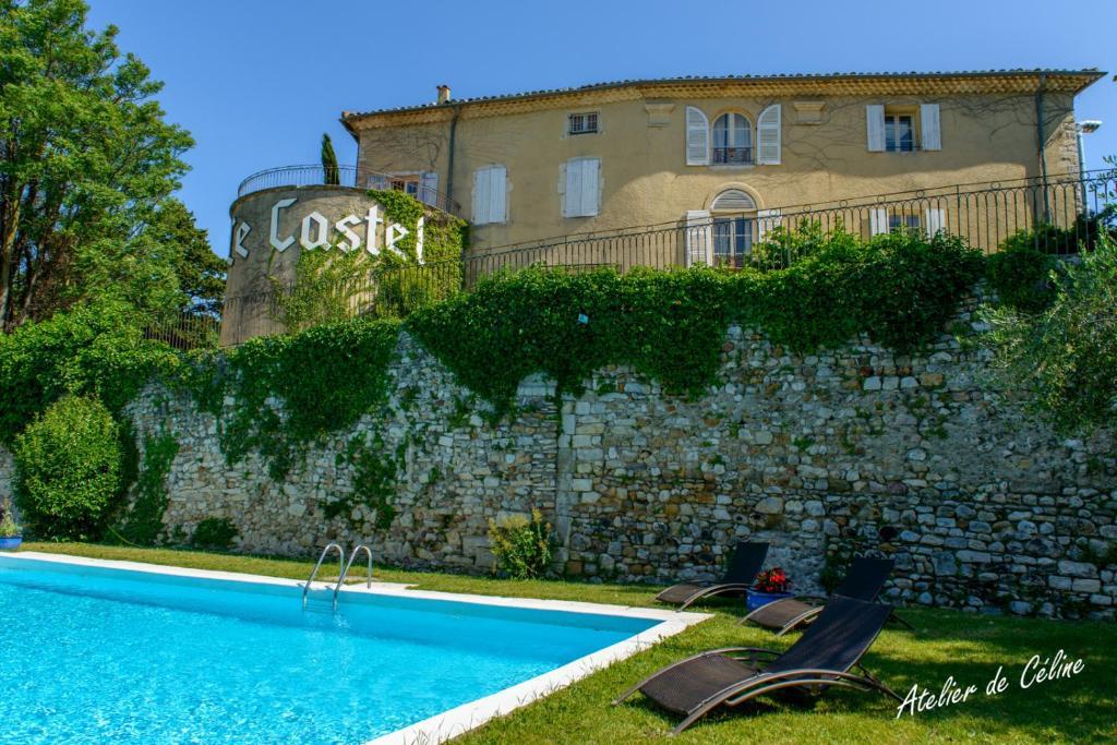 Готель Le Castel Du Mont Boise Montboucher-sur-Jabron Екстер'єр фото